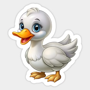 Cute Baby Goose Sticker